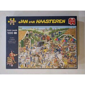 Jumbo Jan Van Haasteren The Winery 1000 Piece Comic Jigsaw Puzzle #17014 NEW HTF